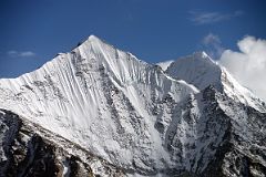 16 Guangming Peak And Lingtren Close Up From The Trail Up The East Rongbuk Valley To Mount Everest North Face Intermediate Camp In Tibet.jpg